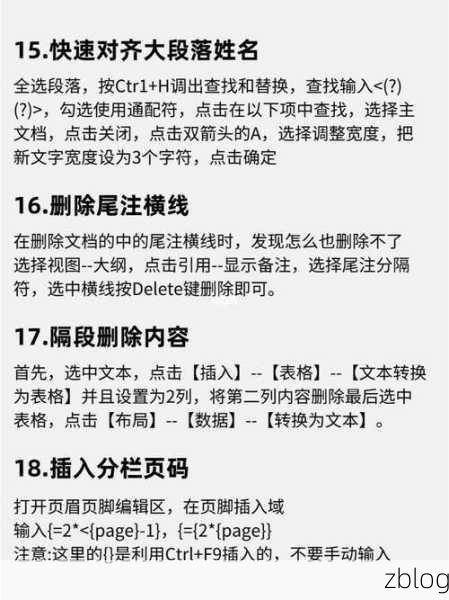 Word 文档操作秘籍,从入门到精通