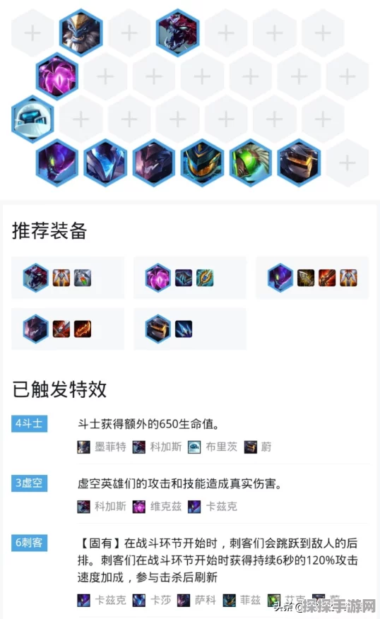 云顶之弈高手攻略，揭秘帝国虚空刺客流制胜秘诀与阵容搭配