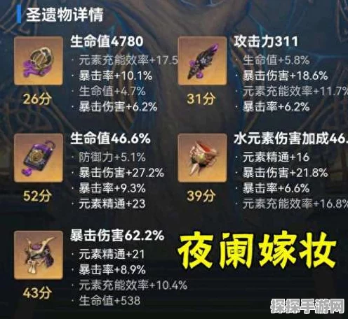 原神夜阑阵容搭配秘籍，解锁顶级战斗力的关键