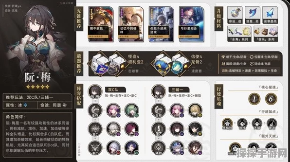 崩坏，星穹铁道阮梅角色配队深度解析与实战攻略