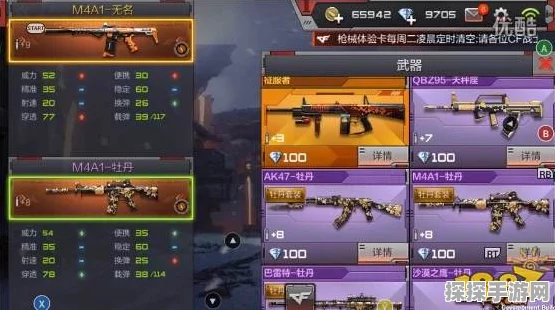 穿越火线手游，M4A1 雷霆属性全解析