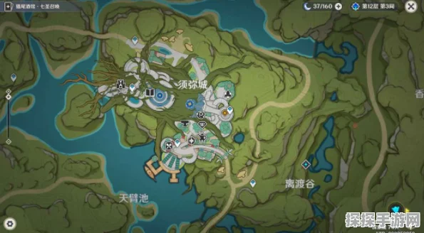 原神 16 海岛地图，神秘世界的探险之旅