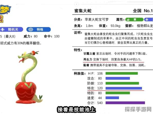 探秘蜜集大蛇进化秘籍 全世代进化方法大公开