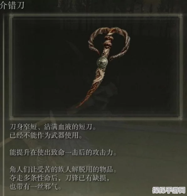 艾尔登法环 DLC 介错刀护符获取秘籍