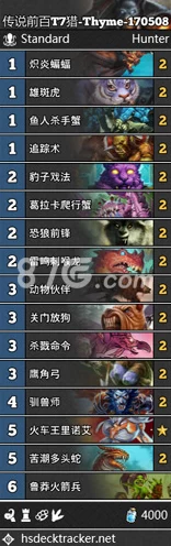 炉石传说T7 猎快攻称霸秘籍
