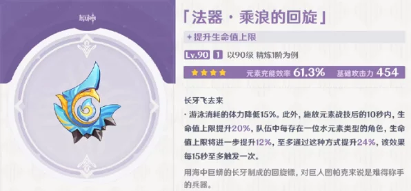 原神，探秘缀花之翎与乘浪的回旋真实威力